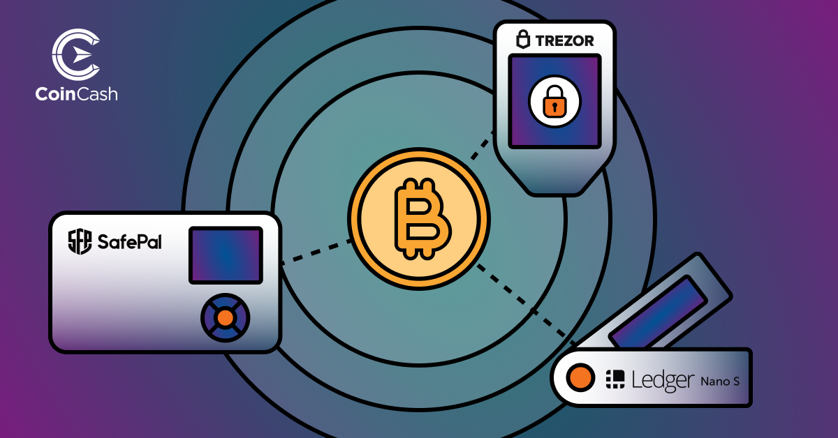 Trezor, Ledger és SafePal hardver tárcák csatlakoznak egy BTC érméhez